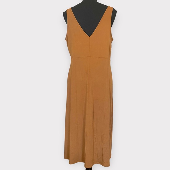 Richer Poorer - Night Knit Slip Dress - Woodgrain Tan - Size M - Picture 6 of 8